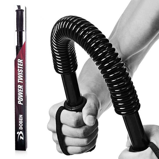 Barra power twister DOBEN con impugnature nere in ABS