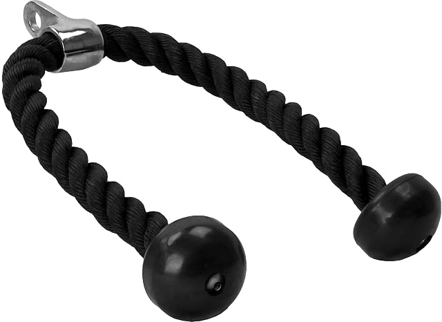 Corda per tricipiti GORILLA SPORTS con giunto girevole cromato