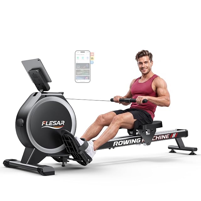 Vogatore magnetico Flesar FS1 con telaio d'acciaio e display LCD