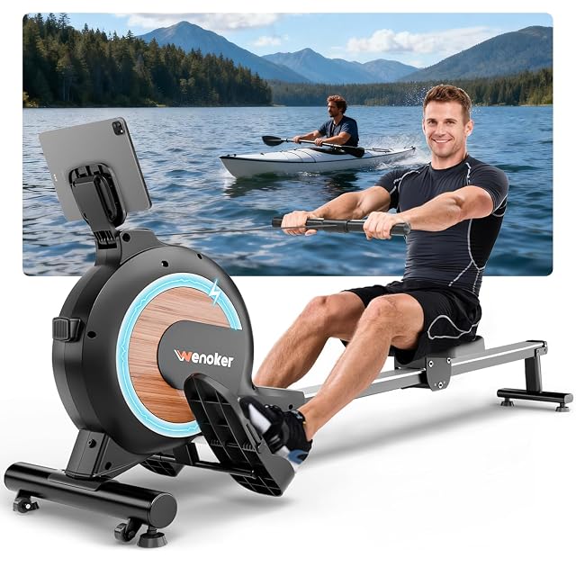Vogatore elettromagnetico Wenoker con display a LED e supporto per tablet